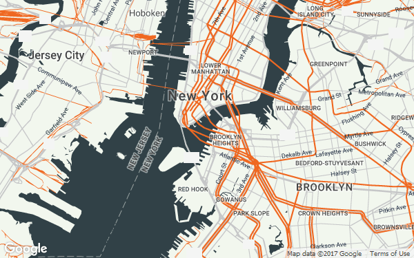 Create map with pins and labels google
