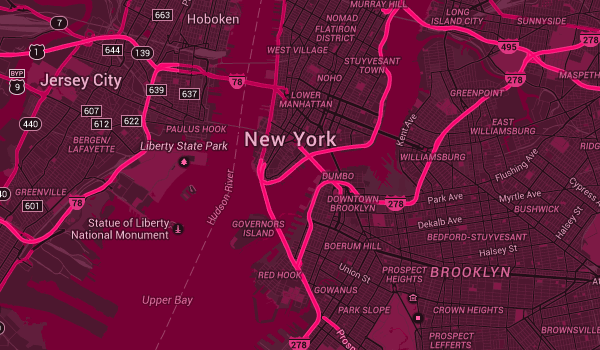 Hot Pink Snazzy Maps Free Styles For Google Maps Hot Pink Snazzy Maps Free Styles For Google Maps